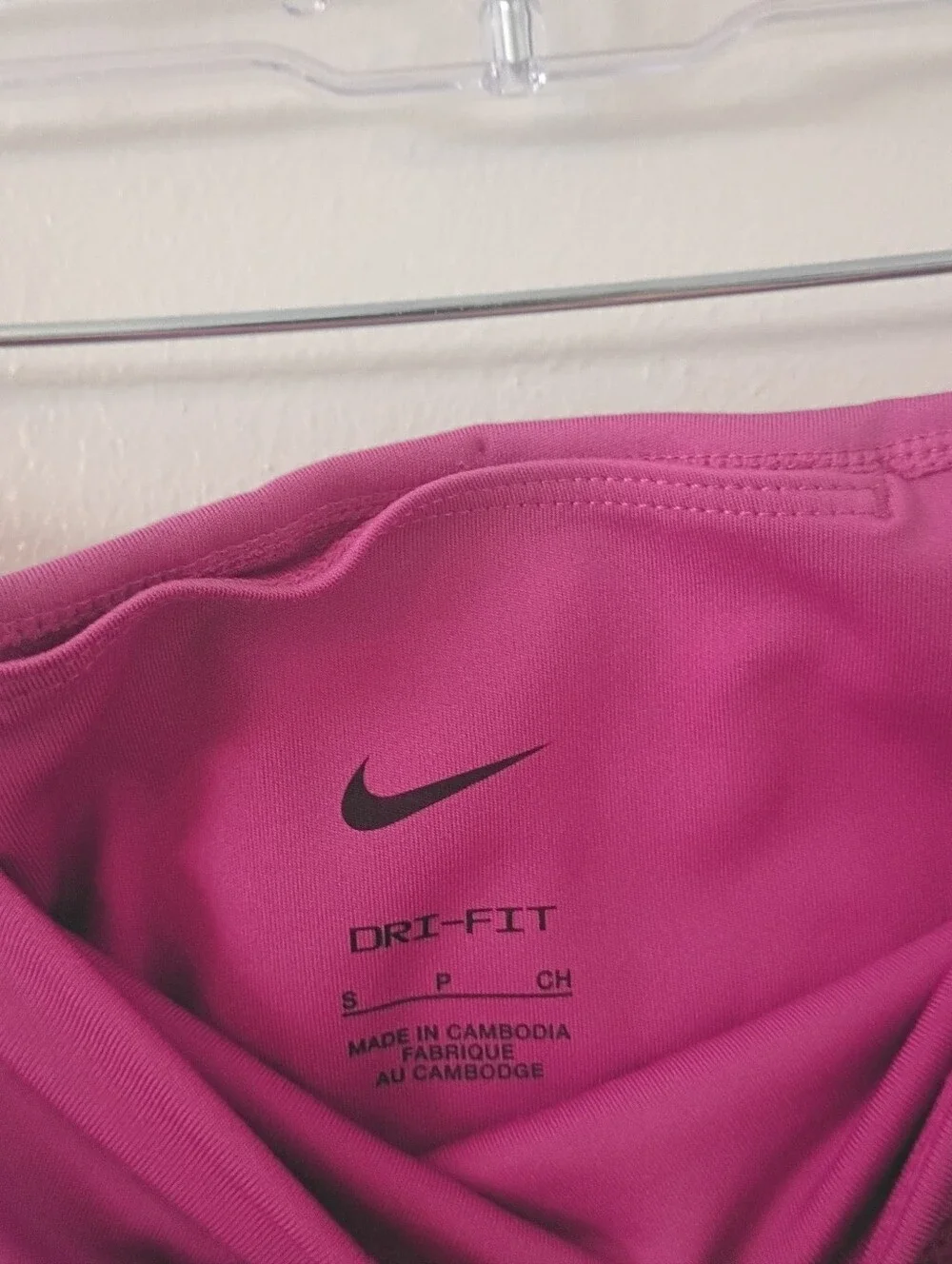 Nike Dri-FIT Pink High Rise Mesh Panel Leggings